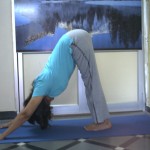 Downward facing dog yoga for back injuries
