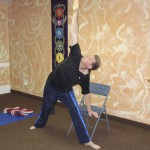 trikonasana - chair yoga yoga teacher training