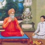 Yamaraja with student vedanta yoga teacher training course
